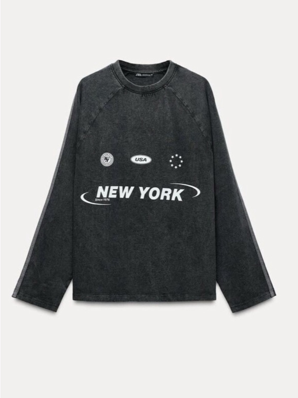 Zara Long Sleeve shirt S sized washed effect